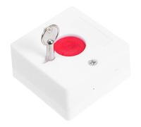 ANDRESLAD Panneau D’Alarme sans Fil 5 Pièces pour Personnes Âgées et Handicapées Bouton D’Appel D’Urgence Tactile Blanc 86 MM Système D’Alarme Médical pour Toilettes et Salle de Bain