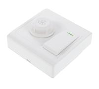 ANDRESLAD Panneau De Commande D'Éclairage Pour Ventilateur De Plafond Interrupteur Et Prise Murale Bouton De Réglage De La Vitesse Kit De Télécommande Panneau De Commande Blanc