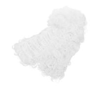 ANDRESLAD Perruque De Juge Bouclée Blanche Pour Homme Perruque D'avocat Pour Cosplay Fête Costumée Bal Masqué Taille Unique