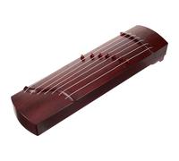ANDRESLAD Petit Guzheng Éducatif pour Garçon et Filles, Instrument de Musique Chinois Miniature en Bois Rouge Brun, Jeu D’initiation pour Débutants, Instrument Pédagogique pour Apprendre