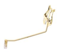 ANDRESLAD Pince pour Cor D’Harmonie Dorée Pince Blanche Porte-Partitions Réglable pour Pupitre D’Instrument à Vent Accessoires pour Fanfare et Orchestre Maintien Sécurisé des Partitions