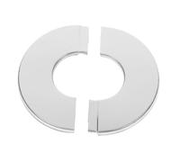 ANDRESLAD Plaque de Couverture Décorative Acier Inoxydable pour Bride Fendue Murale Rosace Ronde pour Tuyau et Robinet Cache Tuyau et Polyvalent pour Salle de Bain