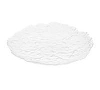 ANDRESLAD Plat de Steak Élégant en Verre Classique, Assiette à Pâtes Réutilisable Facile à Nettoyer pour Repas à Domicile