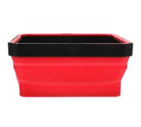 ANDRESLAD Plateau Magnétique Pliable en Silicone Rouge pour Pièces Bol de Rangement Compact pour Vis et Petits Outils Plateau Pratique et Robuste pour Atelier et Bricolage