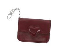 ANDRESLAD Porte-Cartes Femme Cuir PU avec Boucle Cœur Porte-Monnaie Ultra-Fin et Léger Rangement Sécurisé Cartes de Crédit Bancaire Id et Visiteur Design Chic et Pratique