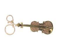 ANDRESLAD Porte-clés Brillant Forme De Violon Pendentif Clé Instrument De Musique Pour Sac à Main Décoration Suspendue