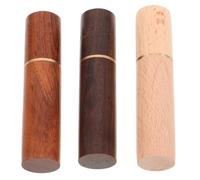 ANDRESLAD Porte-Cure-Dents Portable en Bois de Fleur et Distributeur Compact et Décoratif pour Table la Cuisine et Bureau Organisateur Multifonction pour Cure-Dents et Petits Objets