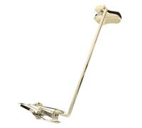 ANDRESLAD Porte-Partitions de Saxophone Soprano Droit Doré Clip Musical Léger et Réglable Support Lyre Portable pour Instruments de Fanfare Maintien Robuste des Partitions en Extérieur