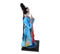 ANDRESLAD Poupée Chinoise en Soie Brodée 30 CM Figurine Miniature Traditionnelle D’Opéra de Pékin en Costume Historique Objet de Collection Décoratif pour Fête du Nouvel an Chinois
