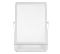 ANDRESLAD Présentoir de Menu A5 Blanc pour Table Porte-Cartes Rigide Portable Support Publicitaire pour Restaurant Hôtel et Événement Panneau D’Affichage Compact pour Cartes et Menus