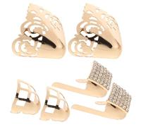 ANDRESLAD Protège-Talons Métalliques pour Talons Hauts Embouts Couvre-Talon Invisibles 3 Paires Protections Robustes pour Pointes de Chaussures Accessoires Remplacement Chaussures