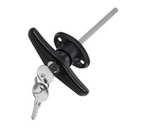 ANDRESLAD Quincaillerie De Serrure À Clé Pour Porte De Garage Ensemble De Poignée En T Verrouillable