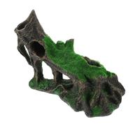 ANDRESLAD Racine d'arbre Artificielle Trou Creux en Résine pour Aquarium Décoration Habitat Cachée Poissons Crevette Compatible Eau Douce Salée