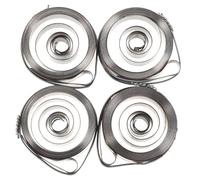 ANDRESLAD Ressort Moteur de Remplacement en Acier 4 Pièces pour Horloge Mécanique Traditionnelle Ressort Moteur D’Horloge Ancienne Silencieux Accessoire de Réparation pour Réveil à