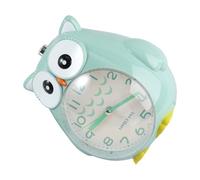ANDRESLAD Réveil de Bureau Silencieux Forme de Hibou Vert Réveil Musical Multifonction pour Garçon Fille et Étudiants Veilleuse de Nuit sans Pile Cadeau Pratique pour Chambre Garçon Fille