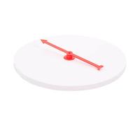 ANDRESLAD Roue de Loterie Tournante 10 CM Blanche à Écrire Plateau Tournant Réutilisable pour Jeux de Société et Fêtes Jeu de Bingo Interactif pour Adultes et Événements