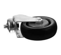 ANDRESLAD Roulette Pivotante 4 Pouces 4 Tpr Double Roue de Rechange pour Chariot Supermarché Petite Roue Silencieuse Usage Industriel et Professionnel