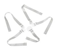 ANDRESLAD Sangles De Sécurité Points Pour Chaise Haute Et Poussette Sangles Ajustables Blanc Pour Garçon Fille Compatibles Avec Divers Sièges Et Accessoires De Puériculture