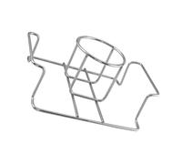 ANDRESLAD Support de Poulet Rôtissoire Pliable Acier Inoxydable pour Barbecue Portable Support Multi-Usage pour Poulet Dinde et Viandes Grillées Plein Air