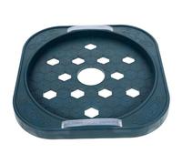 ANDRESLAD Support de Réservoir de Gaz Ronde avec roulettes Plateau Mobile pour Bonbonne Butane Propane Base Pratique pour Stockage et Déplacement Facile du Gaz à Usage Domestique