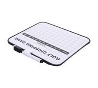 ANDRESLAD Support de Tableau de Score de Golf Portable en Plastique, Double Face Effaçable à Sec, Outil de Notation pour Compétitions et Entraînements, Accessoire Golf Léger et Réutilisable