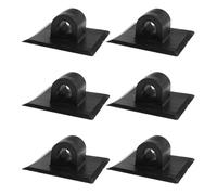 ANDRESLAD Support Moteur Kayak 6 Pièces Noir Boucle de Fixation Robuste pour Moteur Électrique Support de Montage pour Kayak Canoë et Bateau Gonflable Accessoire Léger et Solide pour