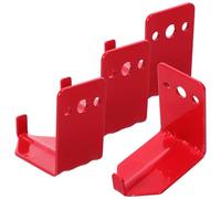 ANDRESLAD Support Mural pour Extincteur en Acier au Carbone Lot de 4 Crochets Métalliques Robustes Fixation Murale Gain de Place Accessoire Sécurité Incendie pour Maison Bureau Cuisine