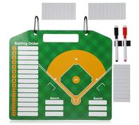 ANDRESLAD Tableau D’entraînement de Baseball 32x28 Cm en Pvc Solide, Planche Effaçable Légère, Accessoire Coaching Professionnel pour Comité de Compétition Sportive
