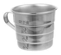 ANDRESLAD Tasse à Mesurer Inox avec Poignée Graduée pour Cuisine Outil de Mesure Précis et Portable pour Liquides et Pâtisserie Design Ergonomique pour Dosage Facile