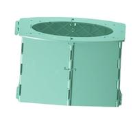 ANDRESLAD Toilette Portative Pliable pour Garçon Fille Pot Entraînement Compact PP Robuste Léger et Facile à Transporter pour Voyage et Voiture Vert