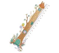 ANDRESLAD Toise Murale Autocollante pour Mesurer la Croissance Hauteur Sticker Mural PVC sans Odeur Motif Forêt pour Chambres Garçon Fille et Nurseries Autocollant Muraux Facile à Poser