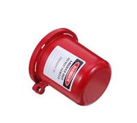 ANDRESLAD Verrou de Vanne Rotative Industrielle en Plastique, Compatible Diamètres 44-53,9 MM, Dispositif de Consignation Compact et Résistant Haute Température, Sécurité Incendie et