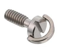 ANDRESLAD Vis à Dégagement Rapide 1/4 en Acier Inoxydable pour Plaque de Montage D’Appareil Photo Vis Polyvalente à Bague Fendue Accessoire Résistant aux Intempéries pour Trépied Portable