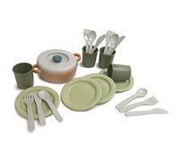 Andreu Toys 15604 Bio Dinner Set (4 personnes) -In A Box Jouets de cuisine, solide, multicolore