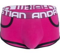 Andrew Christian - Sous-vêtement Boxeur ajusté Hommes - ALMOST NAKED® Retro Pocket Boxer Fuchsia - 1x Taille S