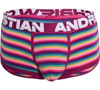 Andrew Christian - Sous-vêtement Boxeur ajusté Hommes - Colony Stripe Boxer w/ ALMOST NAKED® - 1x Taille L
