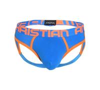 Andrew Christian sous-vêtement Hommes Almost Naked® Retro Frame Jock Electric Blue - Bleu - 1 x Taille L