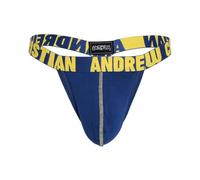 Andrew Christian Sous-vêtement Hommes Happy G-String w/ ALMOST NAKED® Navy - Bleu - 1 x TAILLE L