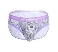 Andrew Christian - sous-vêtement Slips Hommes - Botanical ECO Sunflower Brief w/Almost Naked® - 1x Taille S
