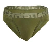 Andrew Christian - sous-vêtement Slips Hommes - Bubble Butt Brief w/Almost Naked® Olive - 1x Taille M