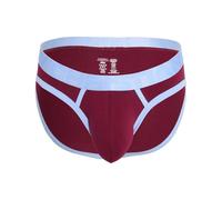 Andrew Christian - sous-vêtement Slips Hommes - Bulge C-Ring Brief Burgundy - 1x Taille XL