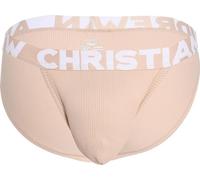 Andrew Christian - Sous-vêtement Slips Hommes - Essential Rib Brief w/ ALMOST NAKED® Sand - 1x Taille S