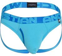 Andrew Christian - Sous-vêtement String Hommes - Fly Jock w/ ALMOST NAKED® Aqua - 1x Taille L