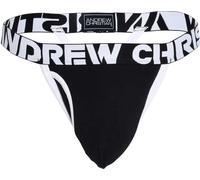 Andrew Christian - Sous-vêtement String Hommes - Fly Y-Back Thong w/ ALMOST NAKED® Black - 1x Taille XL