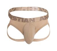 Andrew Christian - sous-vêtement String Hommes - Show-IT® Apex Jock Khaki - 1x Taille XL