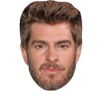 Andrew Garfield (Moustache) Big Head. Masque Plus Grand Que Nature.