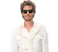 Andrew Garfield (White Outfit) Découpage du Copain à mi-Corps