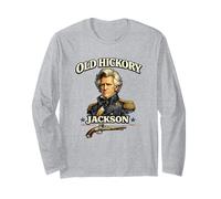 Andrew Jackson Old Hickory Présidentiel Portrait Manche Longue