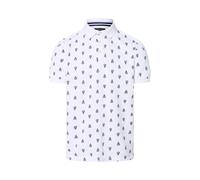 Andrew James T-Shirt bleu marine / bleu clair / blanc, Taille XL