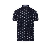 Andrew James T-Shirt marine / bleu clair / blanc, Taille XXL